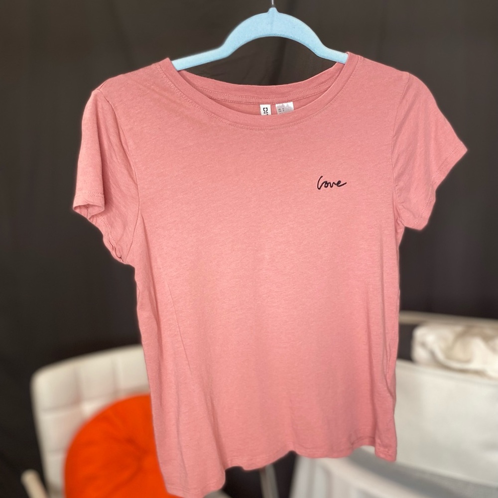 Pink LOVE T Shirt
